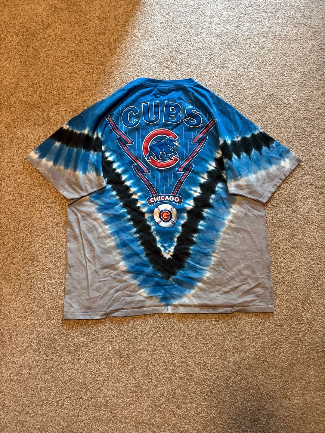 Liquid Blue Chicago Cubs Tie Dye T-Shirt Size 2XL 4