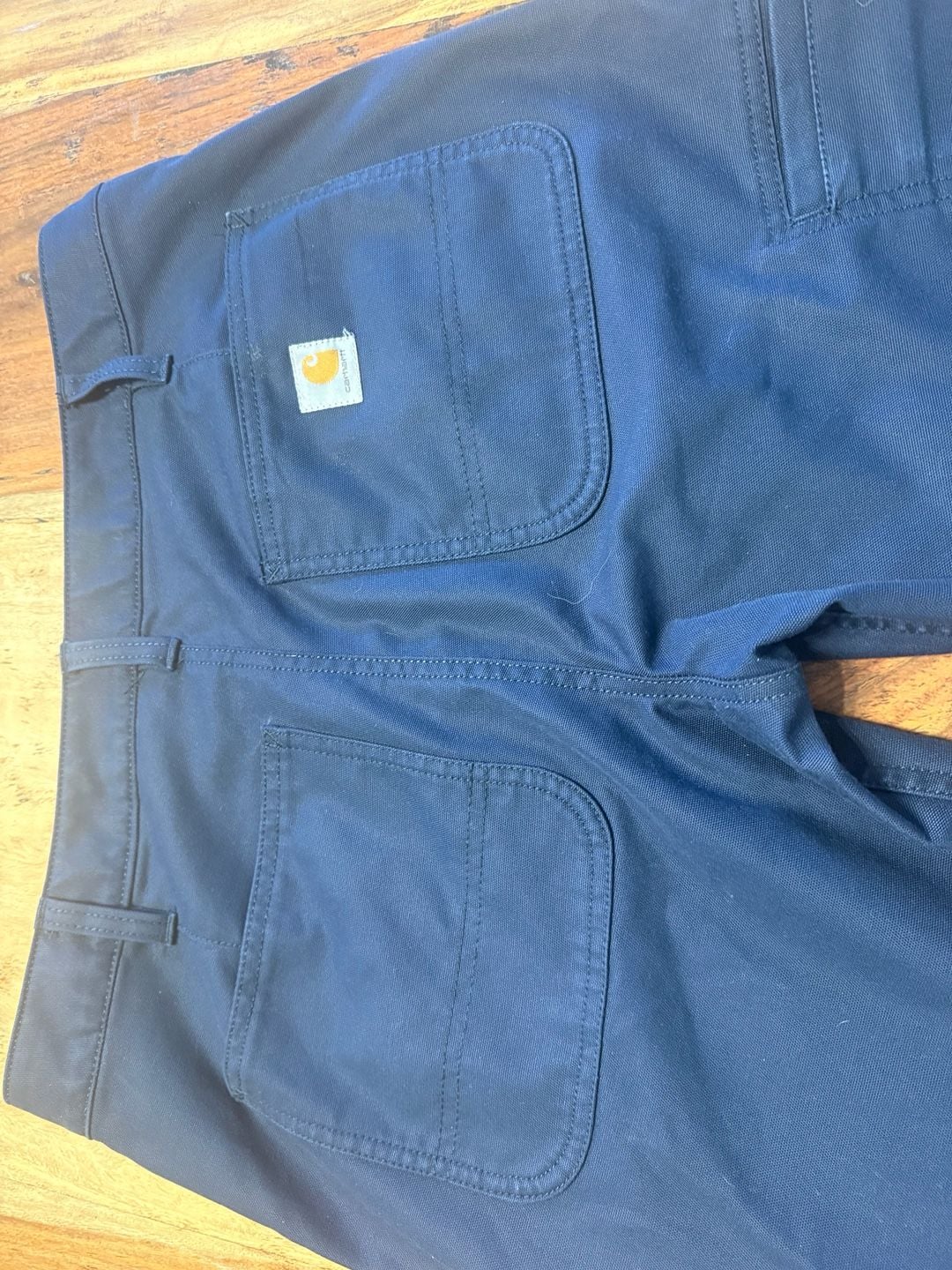 Carhartt Original Fit Pants Size 10 Regular Navy Blue Utility Work 2