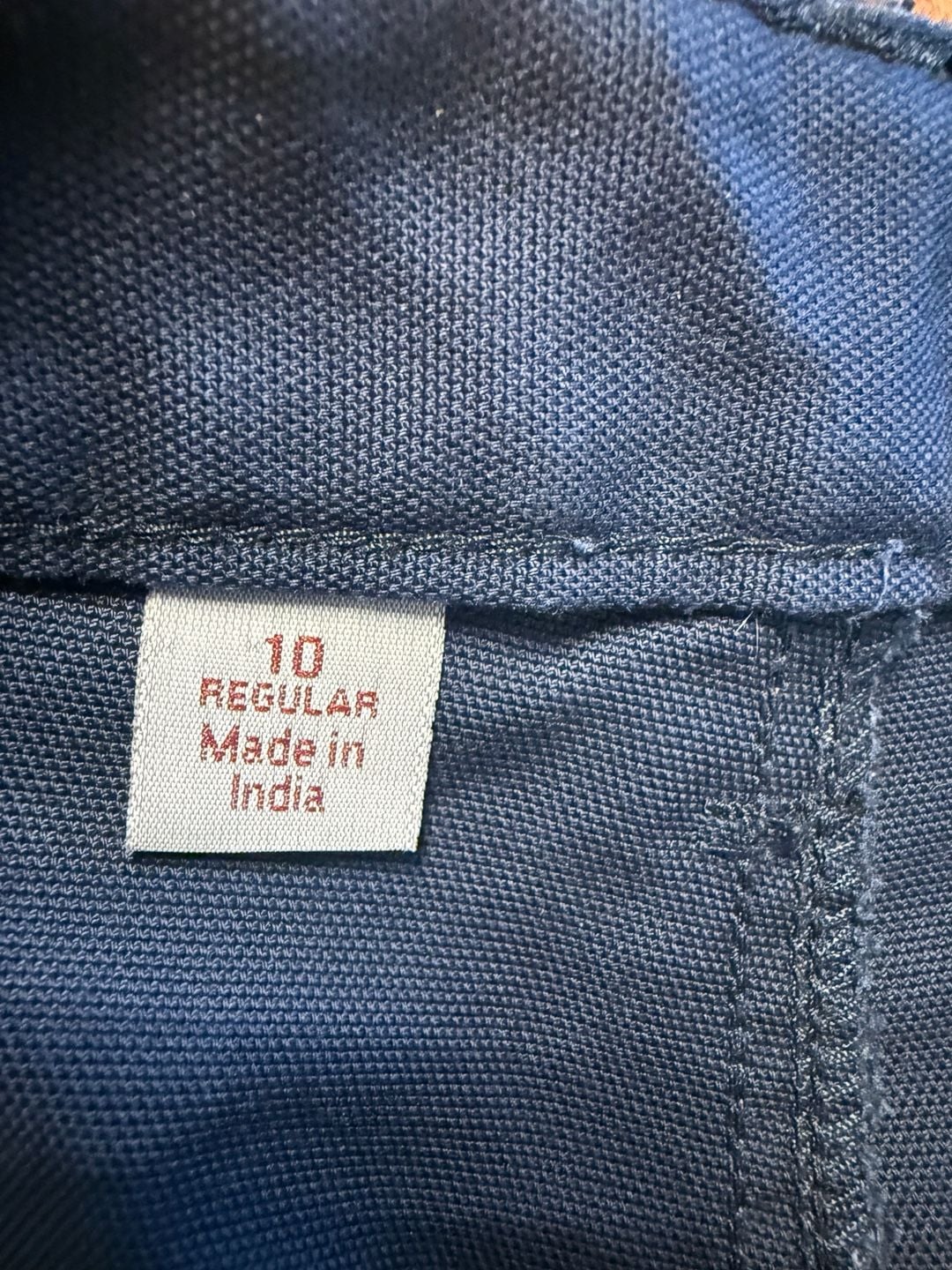 Carhartt Original Fit Pants Size 10 Regular Navy Blue Utility Work 6
