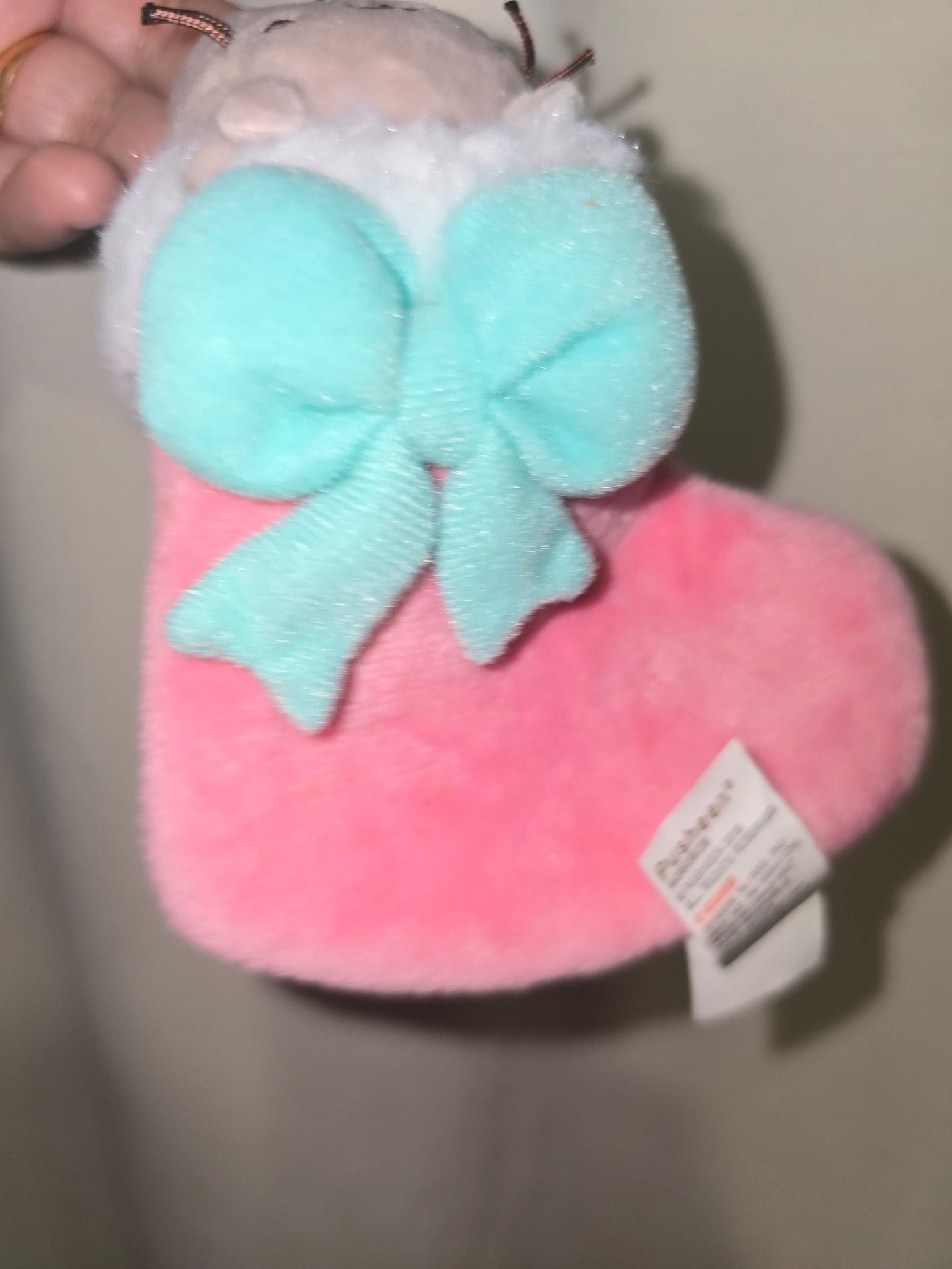 NEW Gund Pusheen Plush Ornament Plush Toy with Bow and Pink Stocking 4