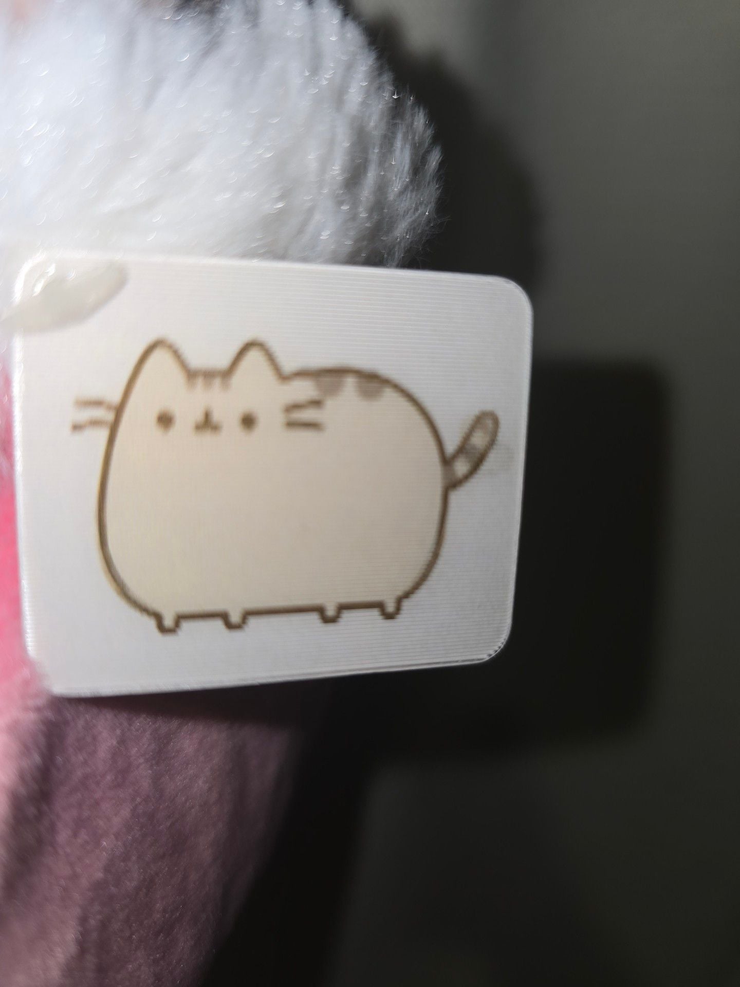 NEW Gund Pusheen Plush Ornament Plush Toy with Bow and Pink Stocking 5