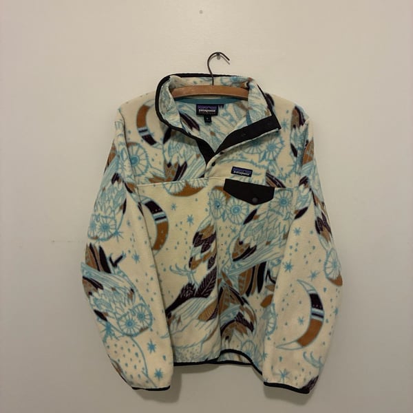Patagonia Synchilla Snap-T Fleece Harvest Moon Owl Size M