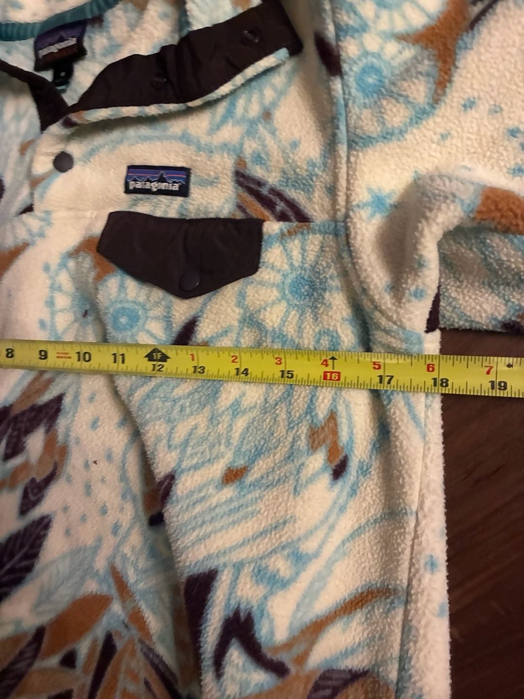 Patagonia Synchilla Snap-T Fleece Harvest Moon Owl Size M 7