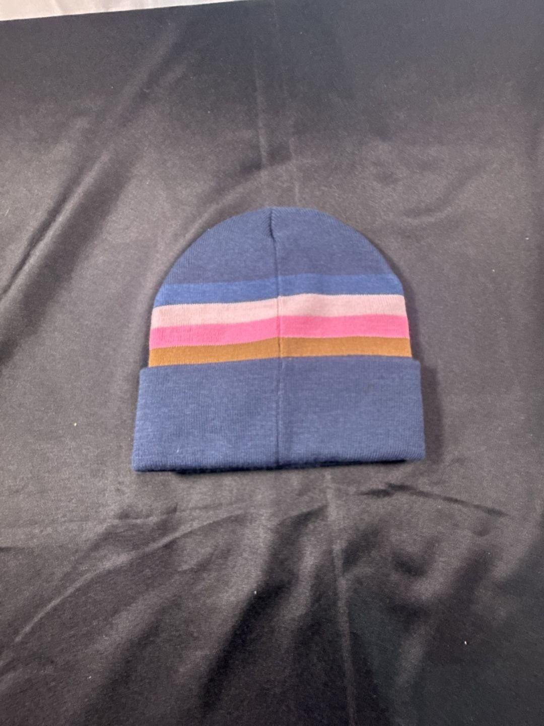 Pierce The Veil Striped Cuff Beanie Blue Pink 4