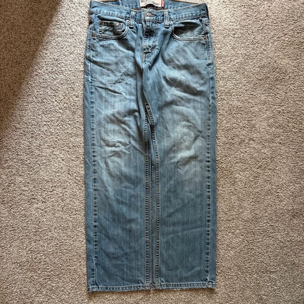 Levi's 559 Relaxed Straight Light Wash Denim Jeans 30x30