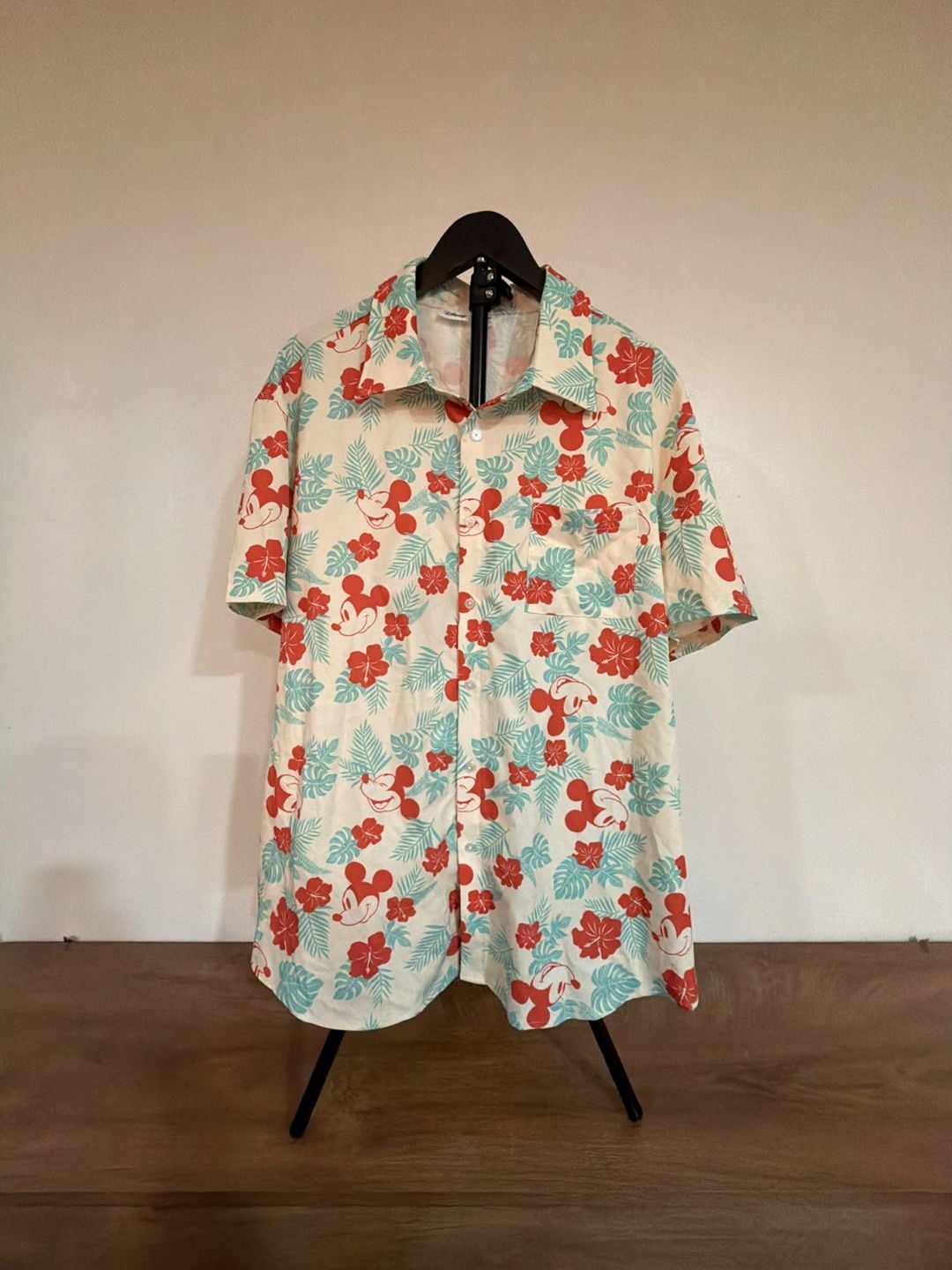 Pat Pat Disney Mickey Floral Allover Print men’s 2xl new without tags 1