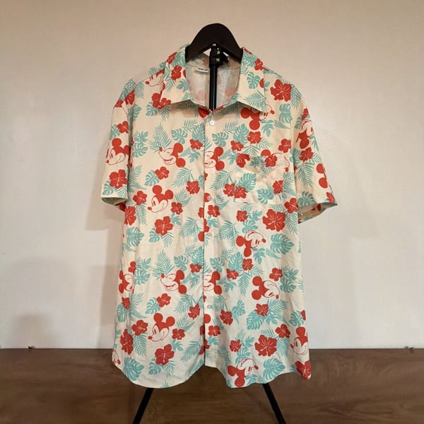 Pat Pat Disney Mickey Floral Allover Print men’s 2xl new without tags