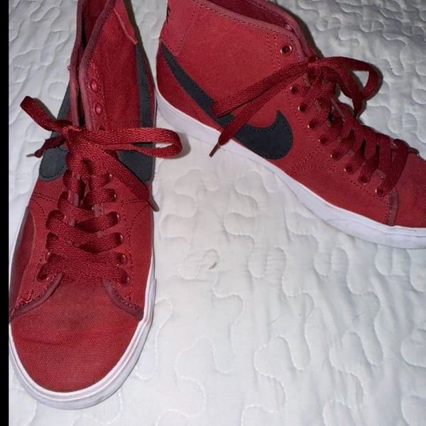 Nike SB Blazer Court Mid Premium Team Red Black Brick Burgundy