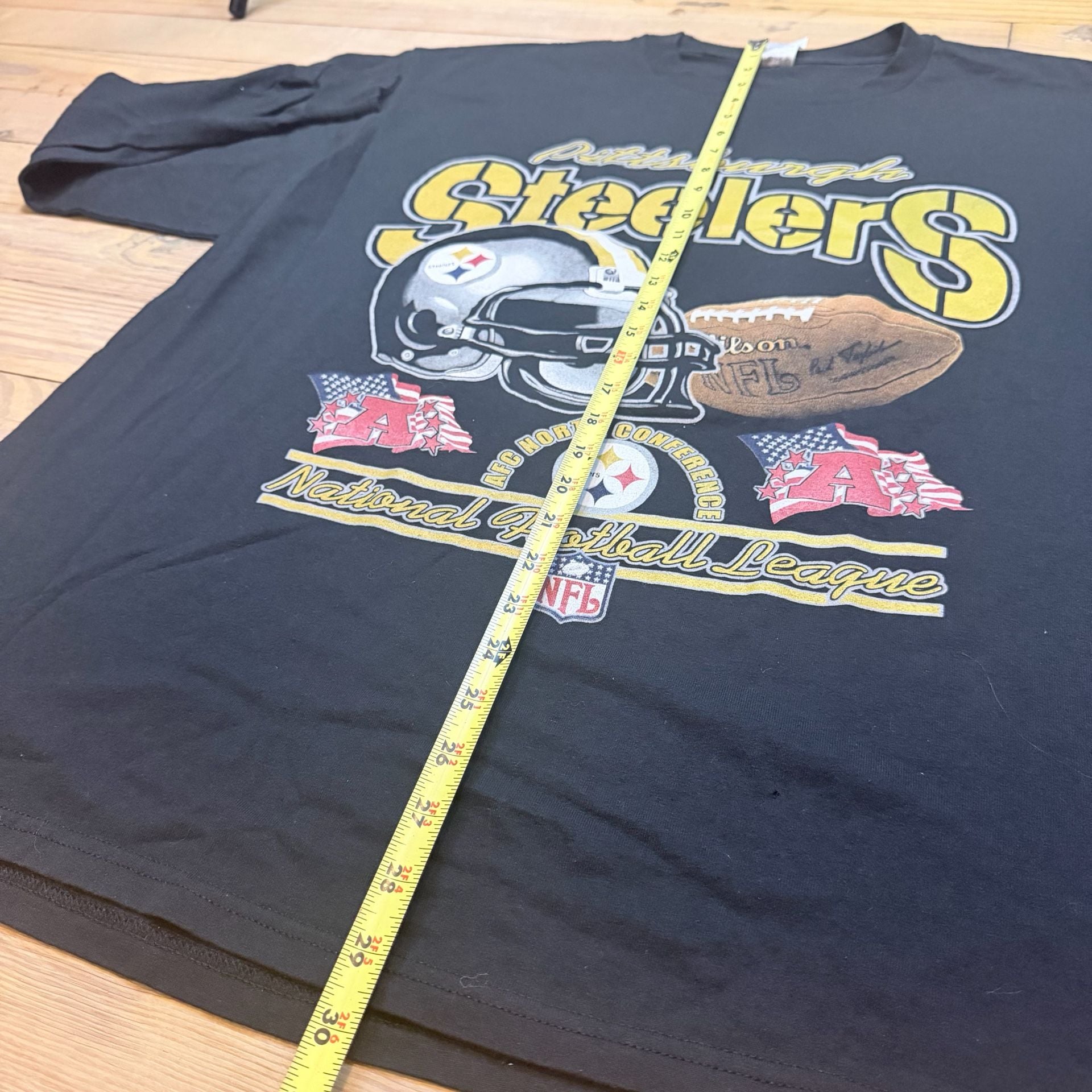 NFL Pittsburgh Steelers House Of Steel 2002 Long Sleeve Shirt Black 7