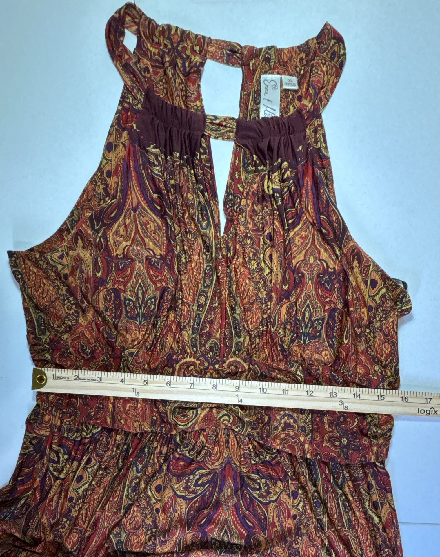 Emma & Michele Paisley Maxi Dress 3