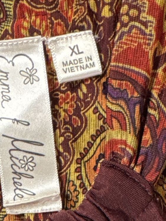 Emma & Michele Paisley Maxi Dress 4