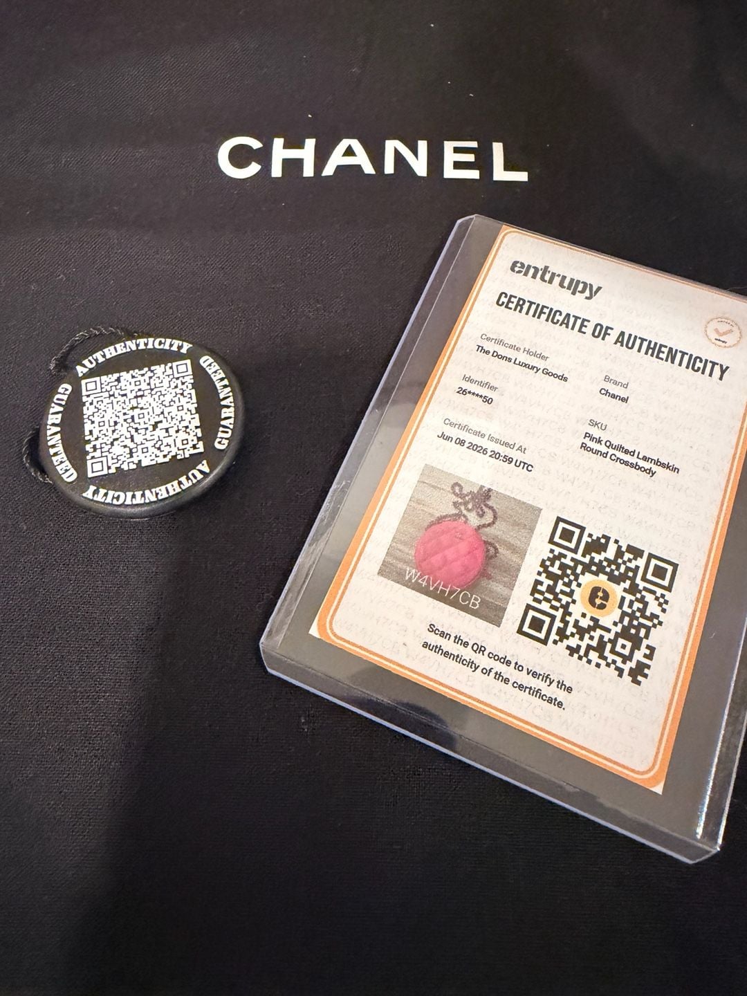 Chanel Pink Quilted Leather Round Flap Bag with Chain Strap 14