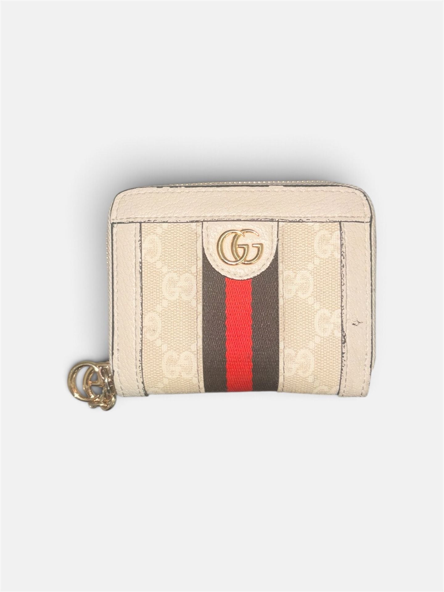 Gucci Ophidia Coin Zip Wallet Beige GG Supreme 2