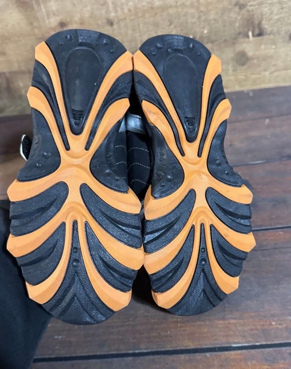 Monster Jam Max-D Kids Shoes Size 1.5 Light Up Black Silver 8