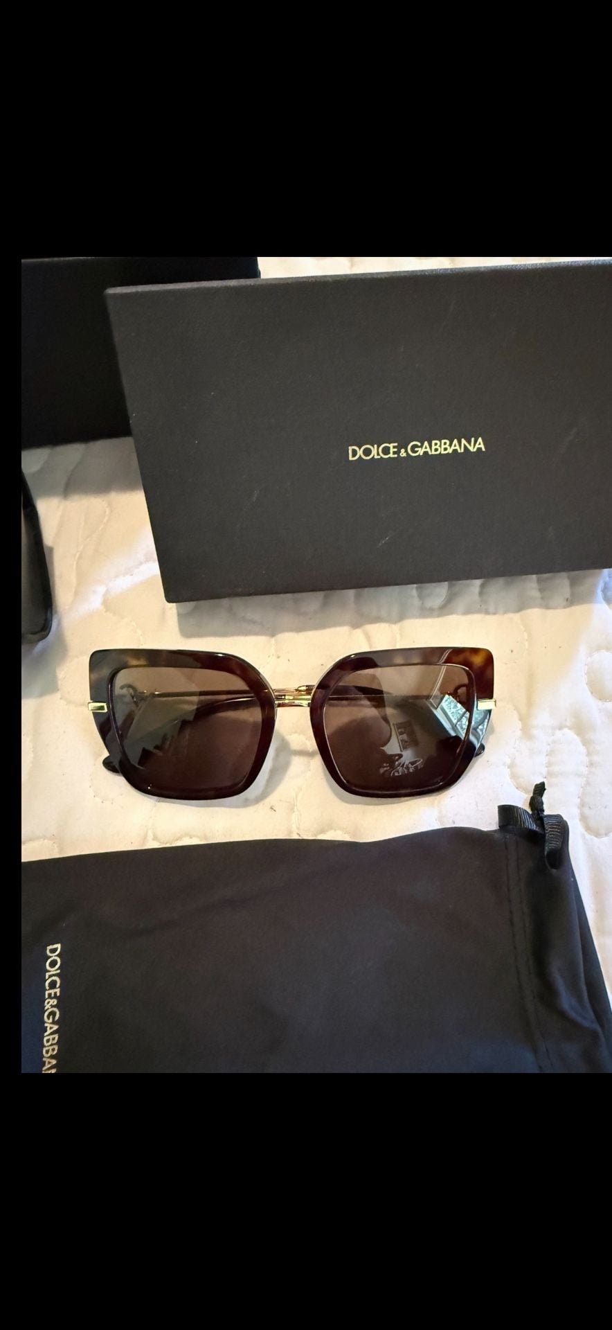 Dolce & Gabbana DG4474 53 Tortoise and gold Sunglasses 4