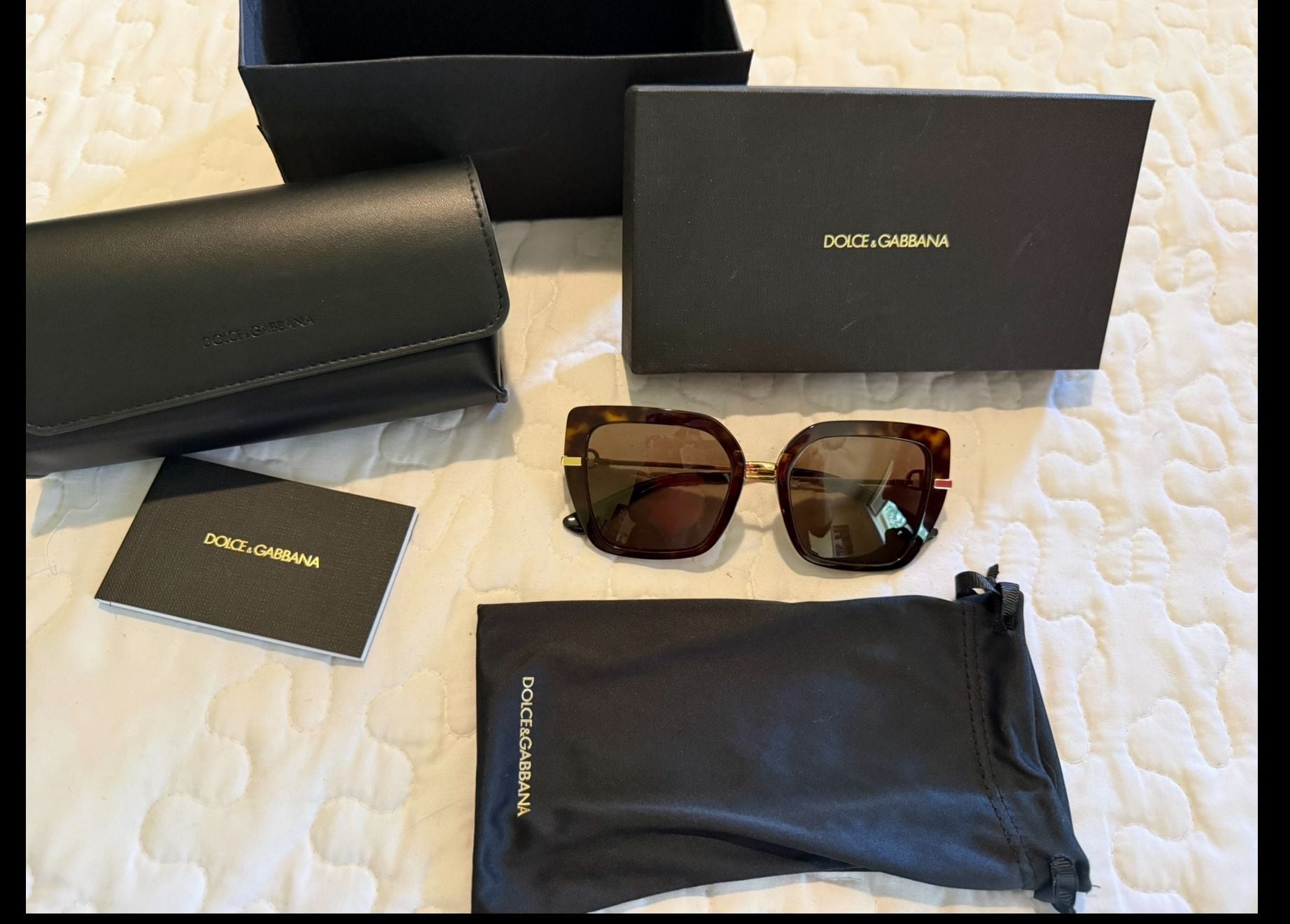 Dolce & Gabbana DG4474 53 Tortoise and gold Sunglasses 2