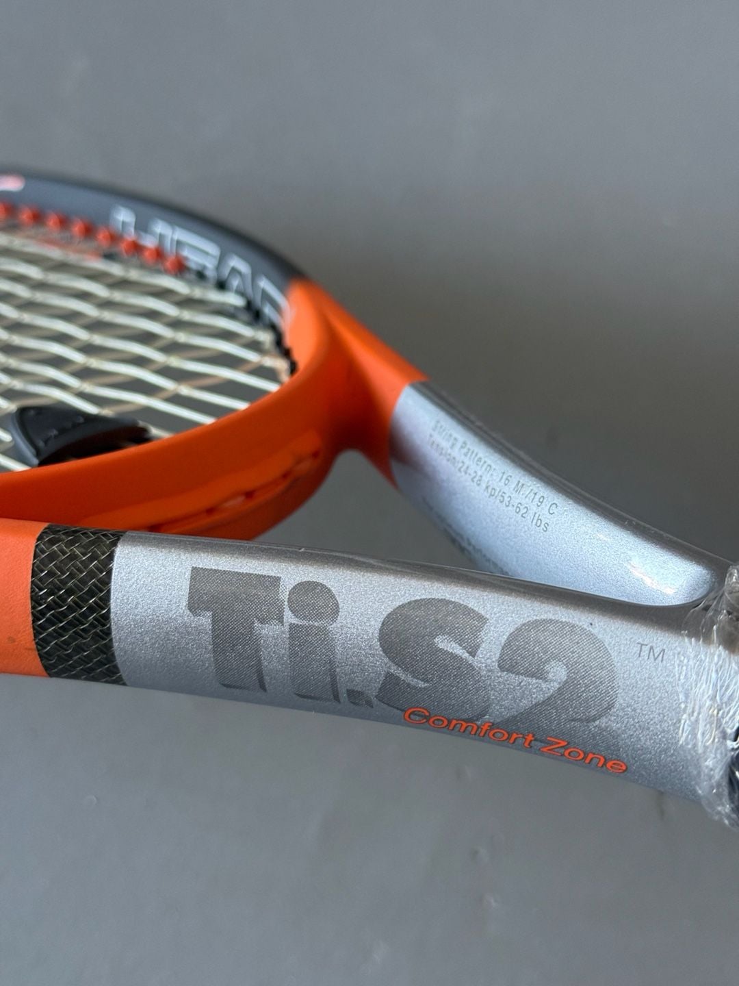 Head Titanium Tennis Ti.S2 Comfort Zone Tennis Racket 4 1/2-4 1