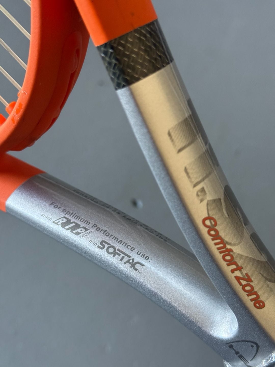 Head Titanium Tennis Ti.S2 Comfort Zone Tennis Racket 4 1/2-4 3