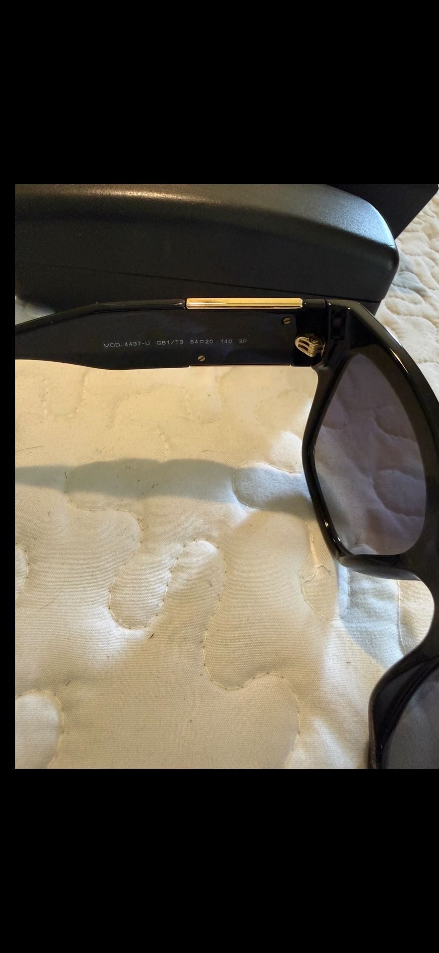 Versace Mod 4437 U Size 5420 Black Polarized Sunglasses 5