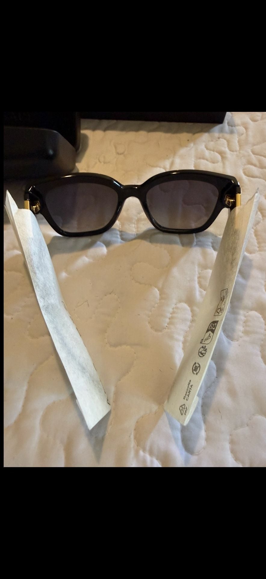 Versace Mod 4437 U Size 5420 Black Polarized Sunglasses 7