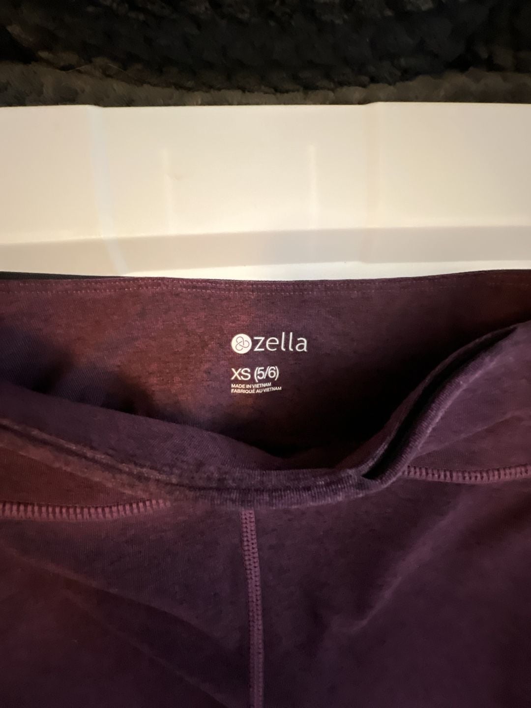 Zella Girls Purple High Rise Athletic Leggings 3