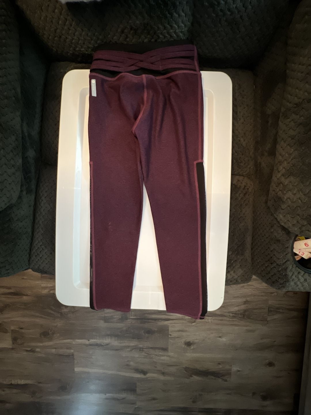 Zella Girls Purple High Rise Athletic Leggings 4