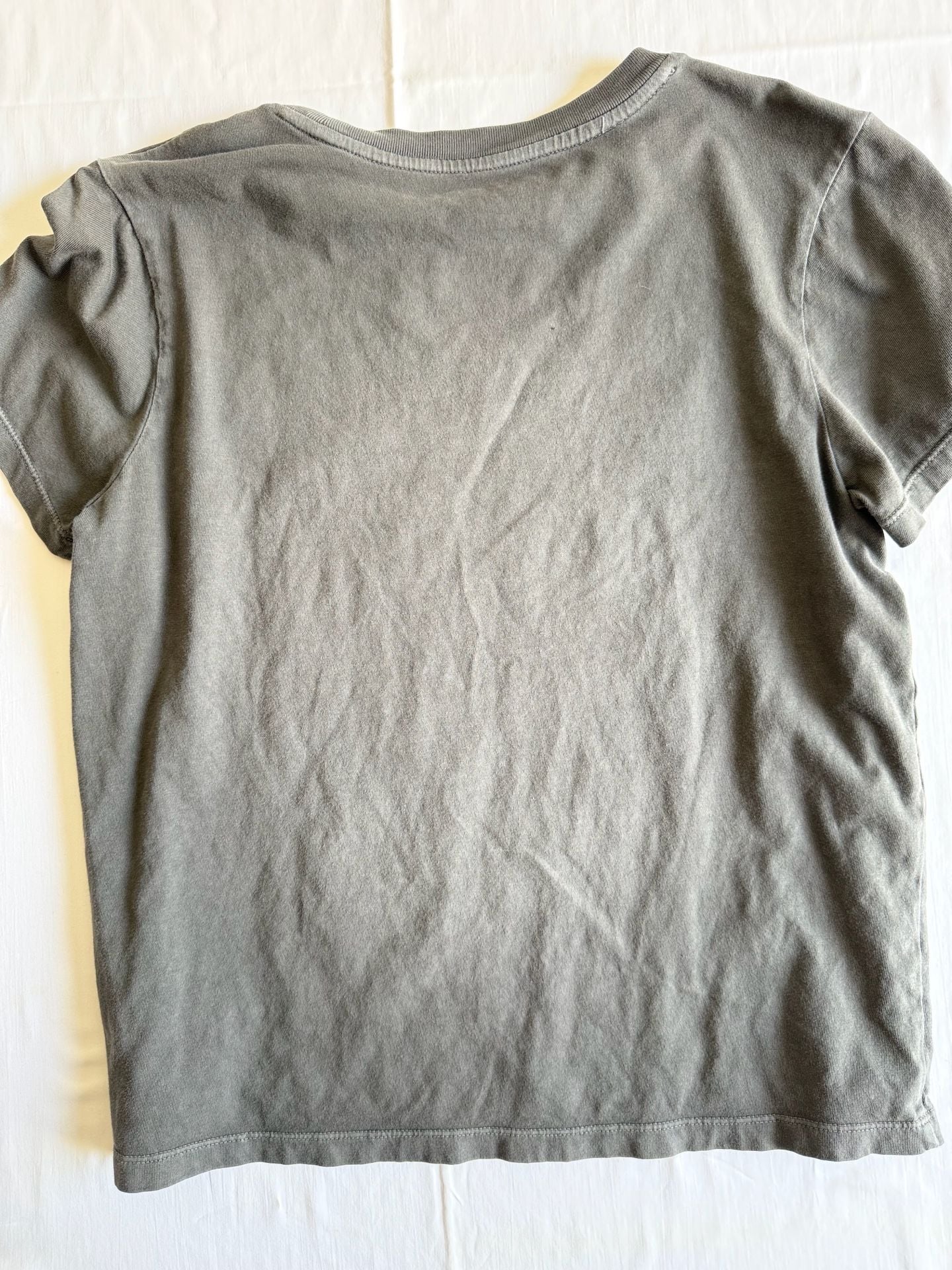 Vans Bodean CropTee Size Large Gray Skeleton Graphic T-Shirt graphic tee 3