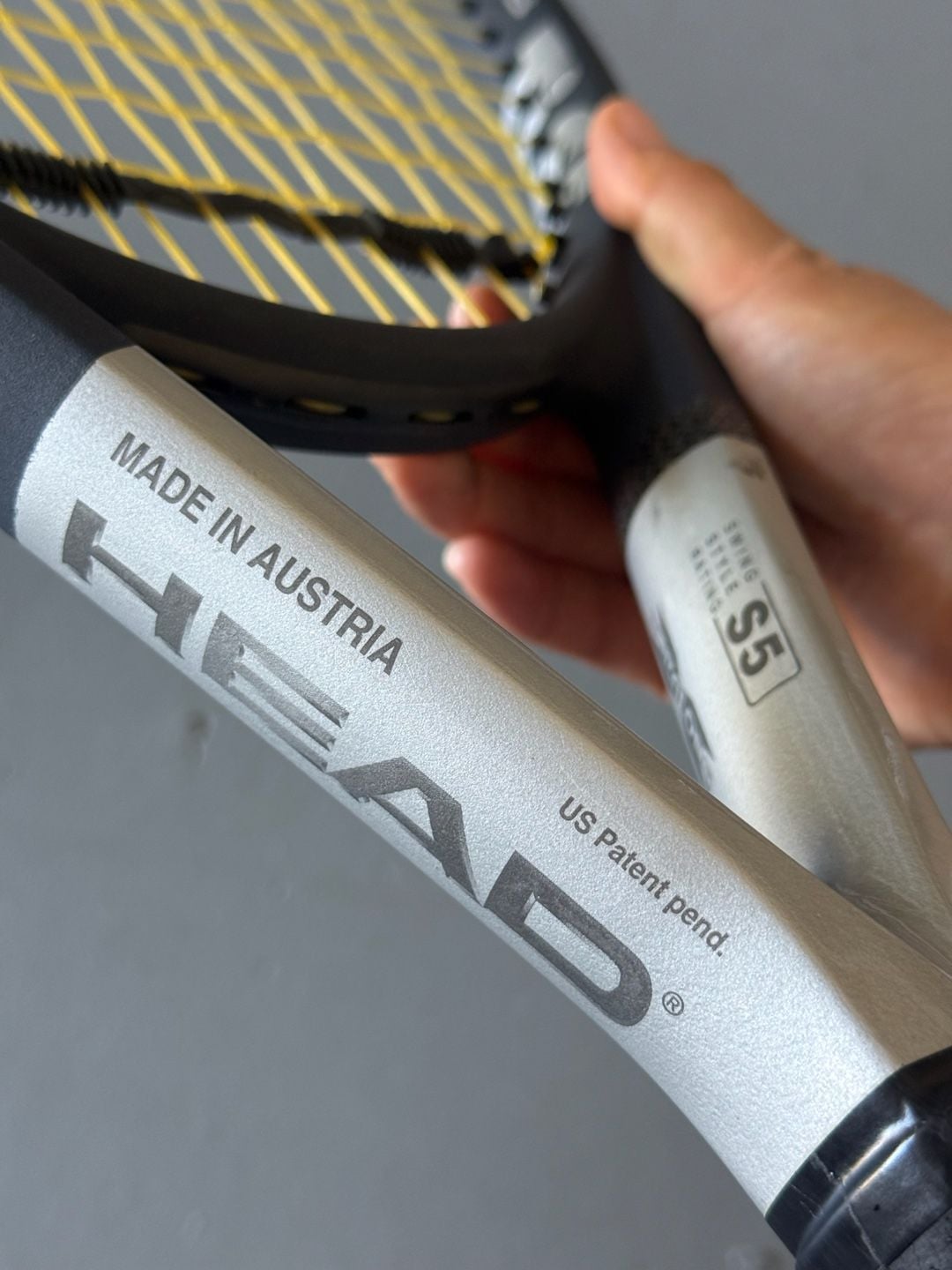 Head Ti.S5 Tennis Racquet Silver Black Titanium made in Australia 4