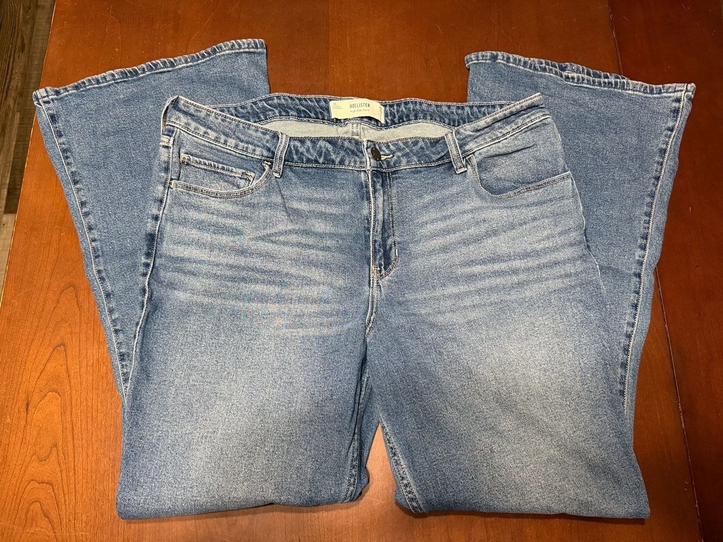 Hollister Denim High-Rise Flare Jeans 3