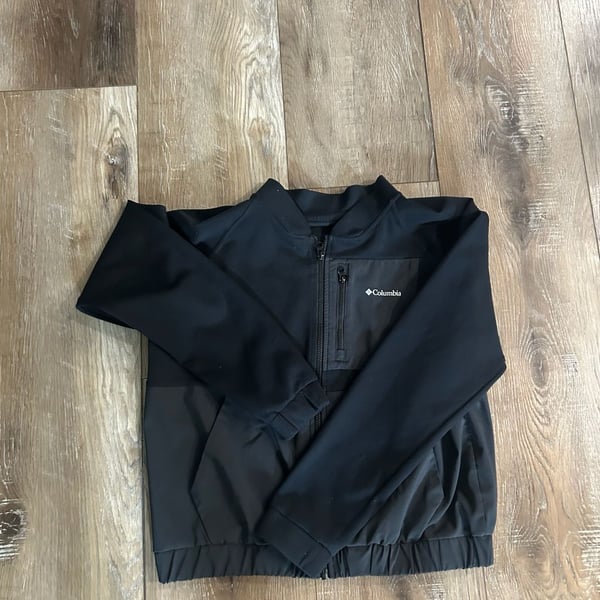 Columbia Omni-Wick Advanced Evaporation Black Full Zip Jacket Size L
