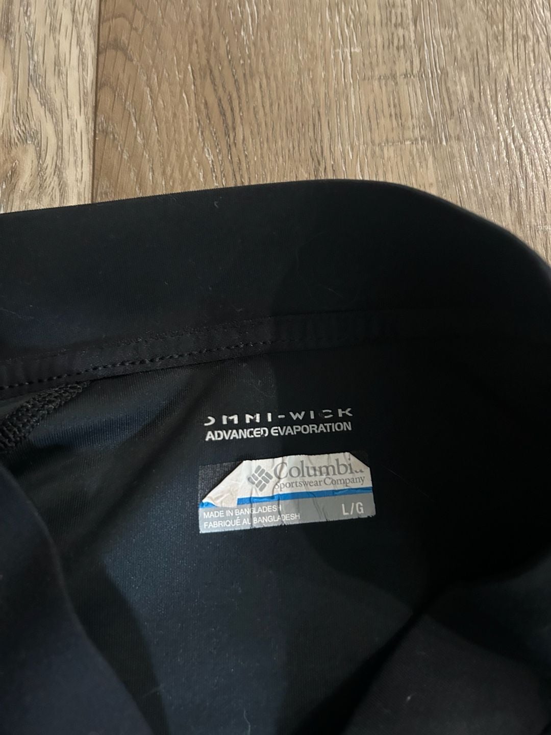 Columbia Omni-Wick Advanced Evaporation Black Full Zip Jacket Size L 5