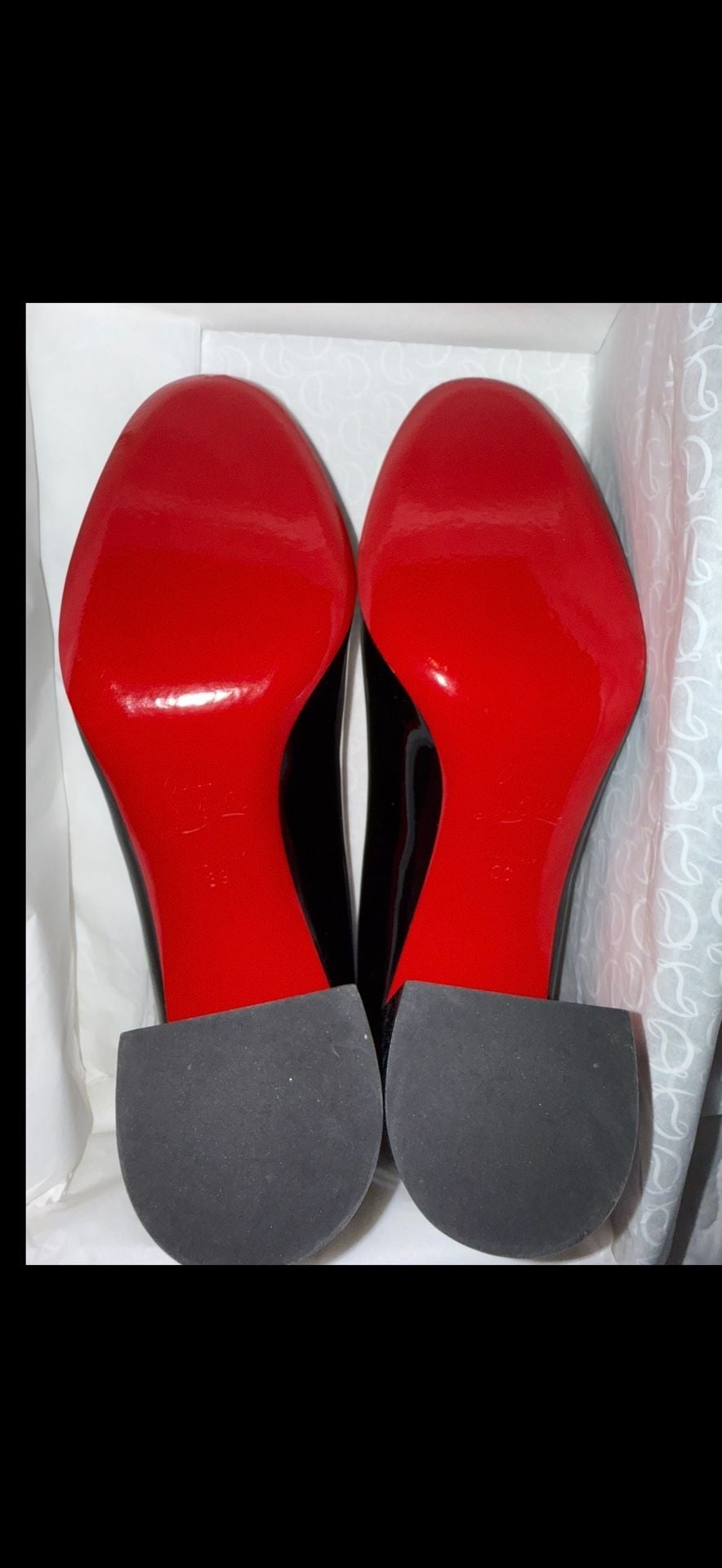 Christian Louboutin Miss Sab Patent Pump Size 39 7