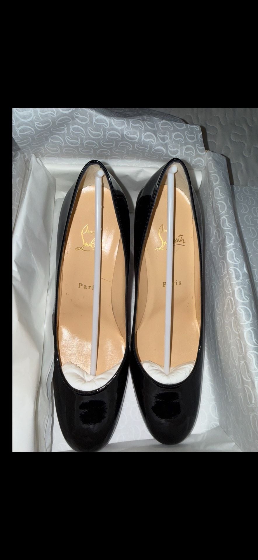 Christian Louboutin Miss Sab Patent Pump Size 39 8