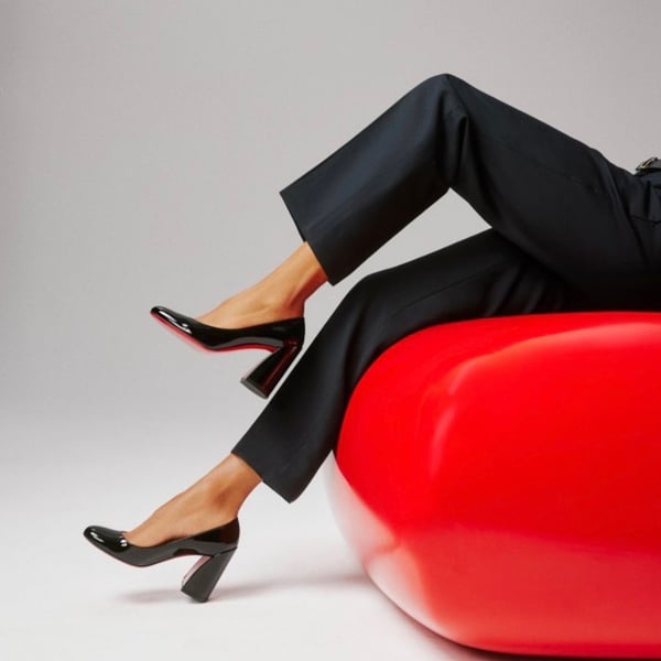 Christian Louboutin Miss Sab Patent Pump Size 39