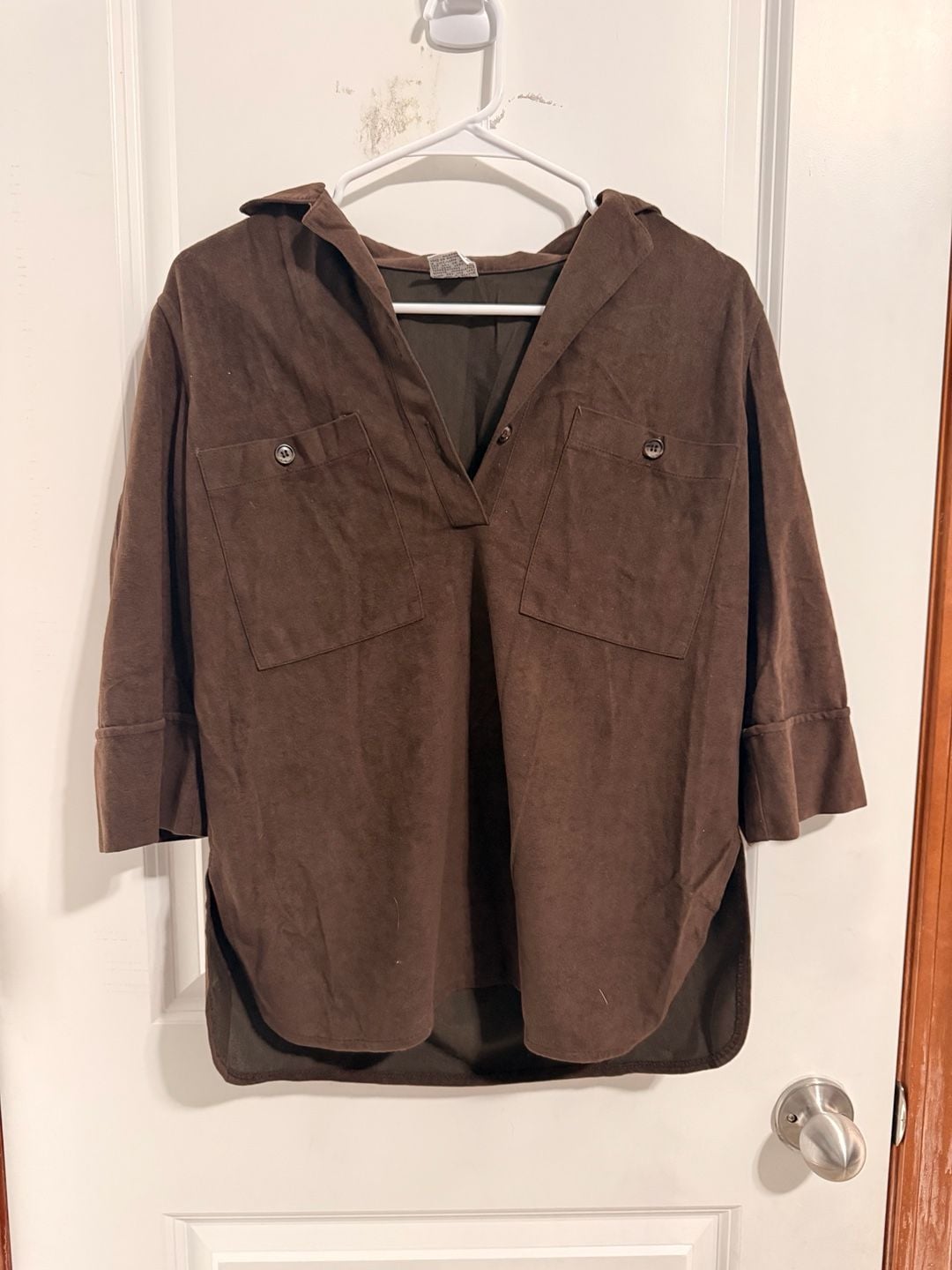 Vintage 1970s Catalina Faux Suede Tunic Top 2