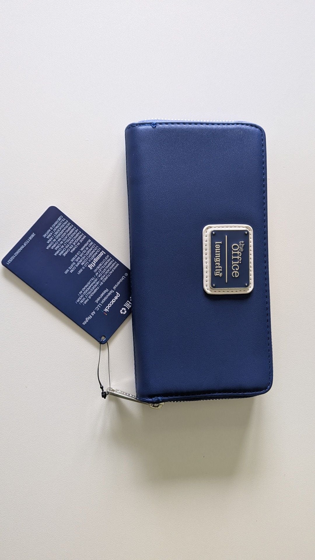 Loungefly The Office Dunder Mifflin Zip Around Wallet Blue 4