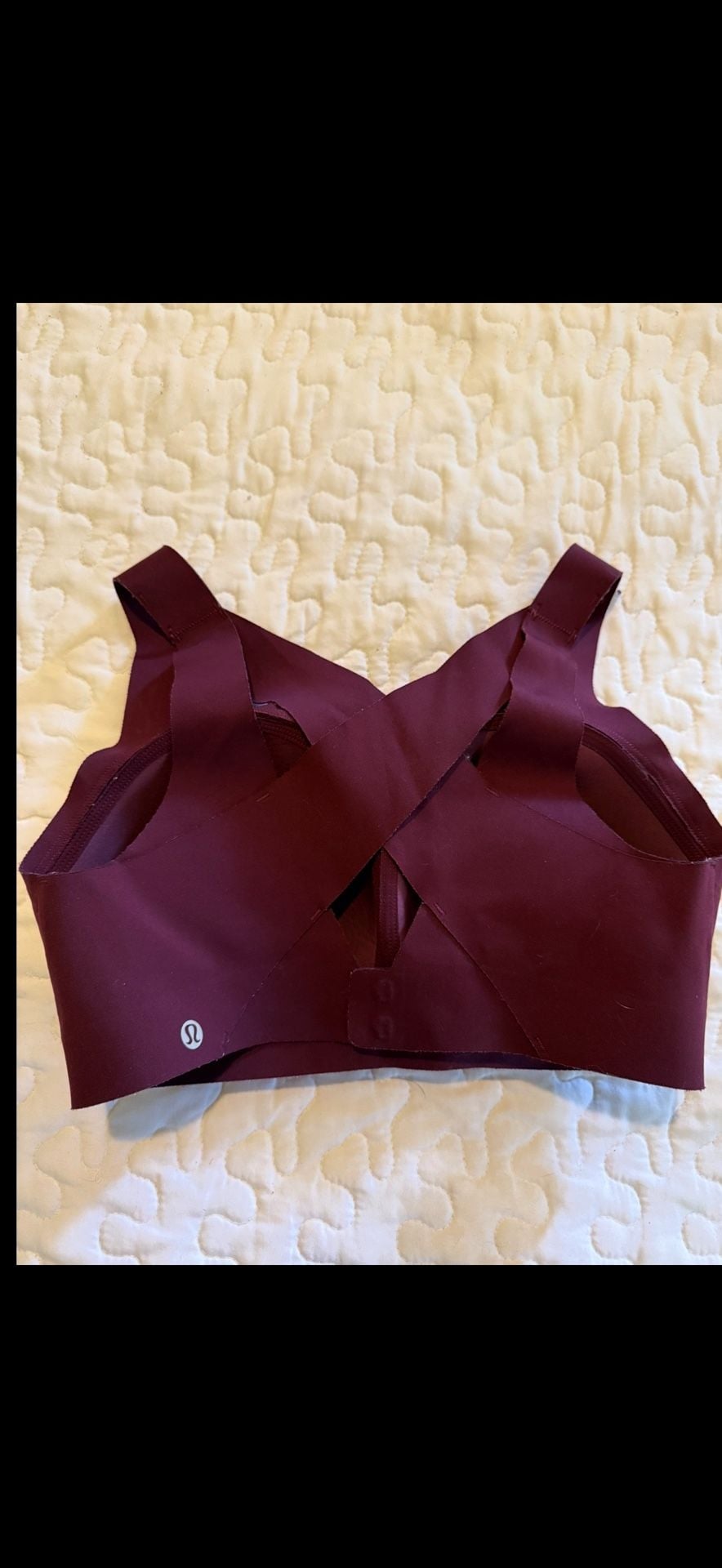 Lululemon Enlite Bra Size 34DD Burgundy Sports Bra 4