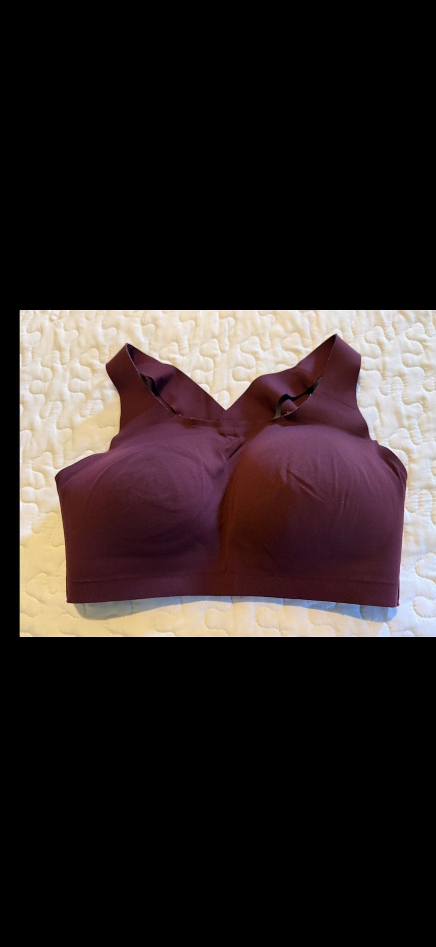 Lululemon Enlite Bra Size 34DD Burgundy Sports Bra 5