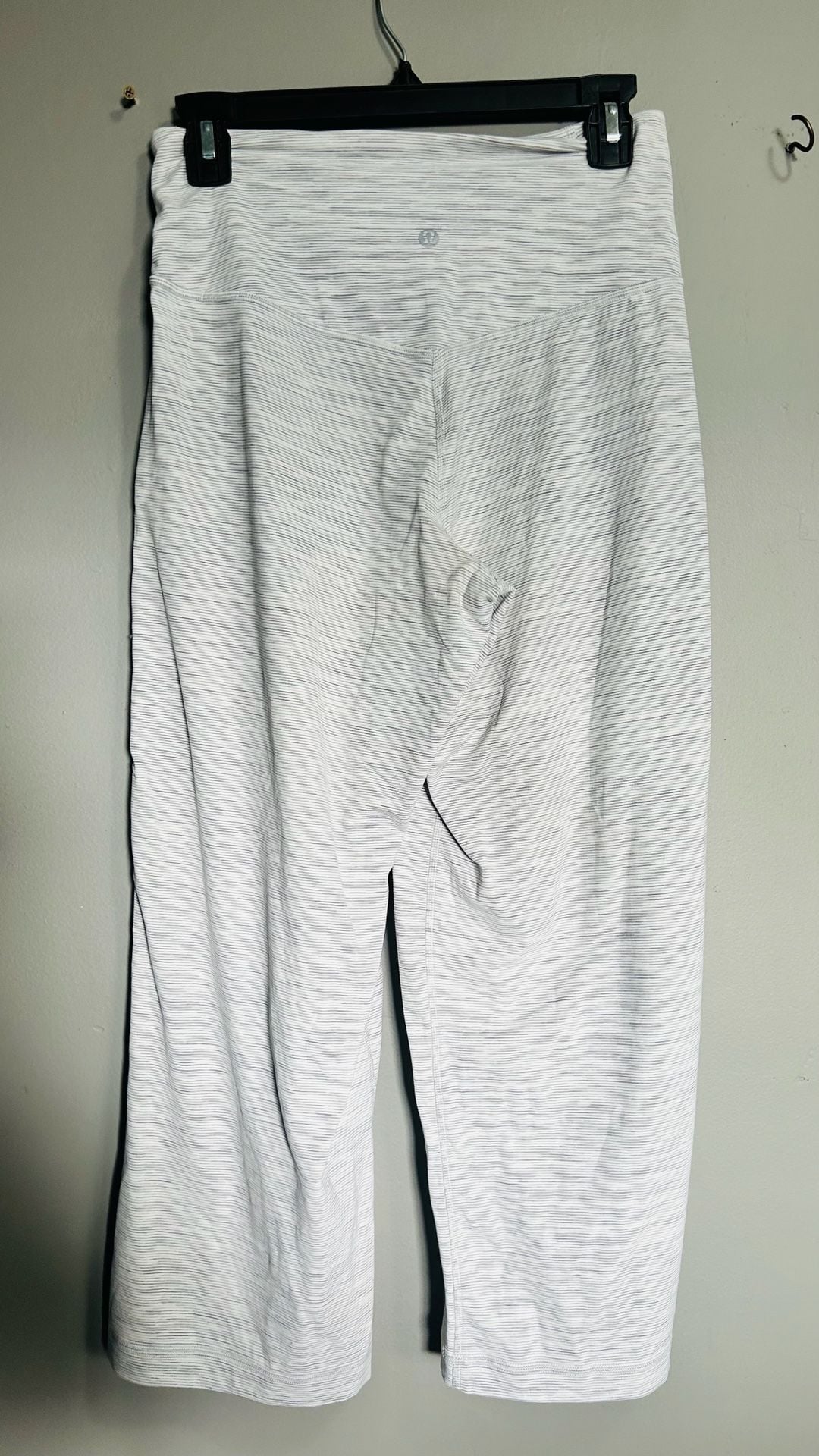 Lululemon Wide Leg Lounge Pants Grey White Striped. Pc134 3