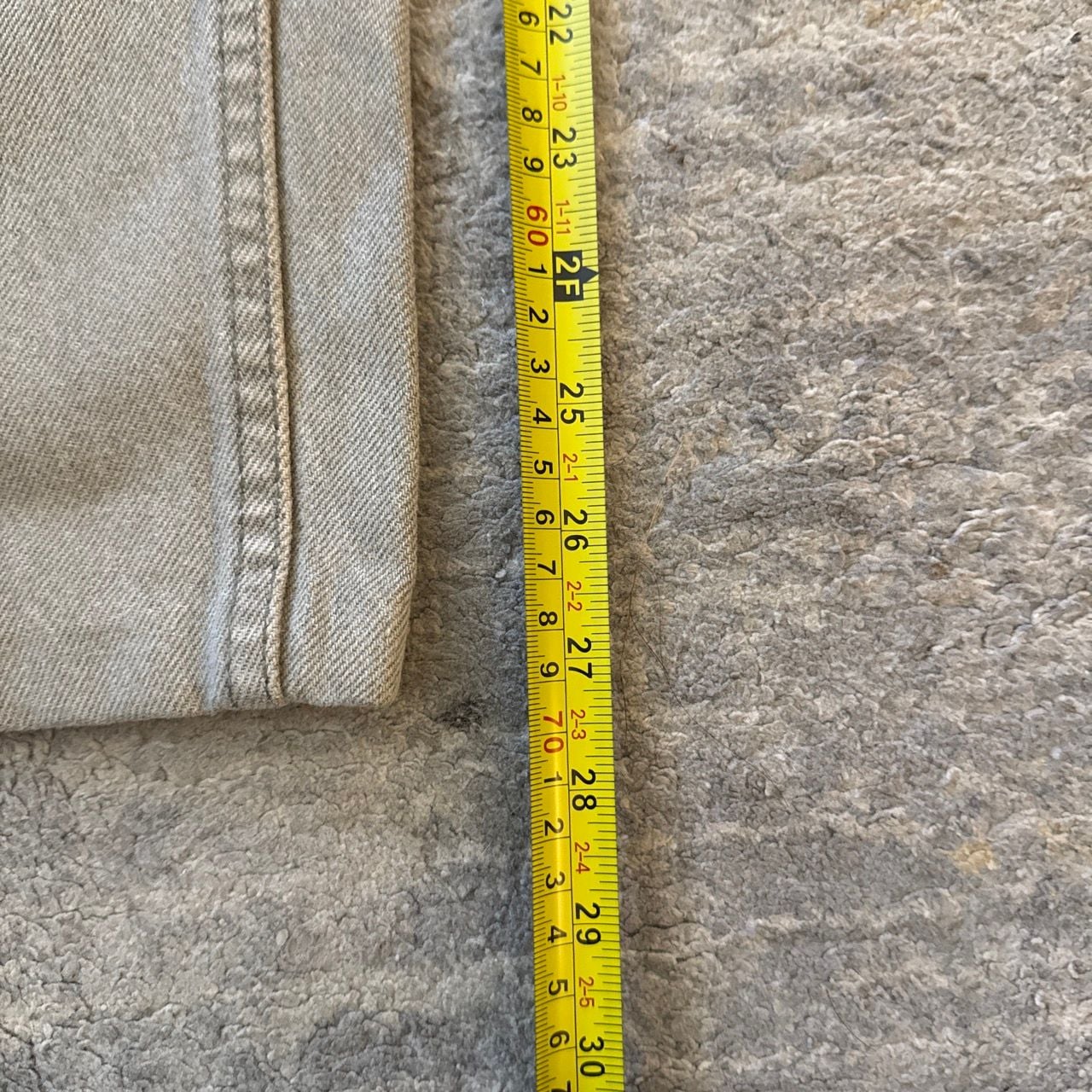 Vintage 90s Levi's 550 Relaxed Fit Jeans Size W36 L30 Tan 8
