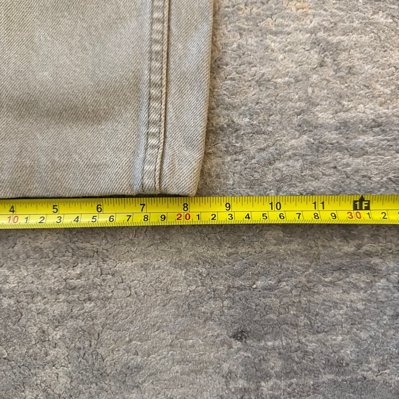 Vintage 90s Levi's 550 Relaxed Fit Jeans Size W36 L30 Tan 9
