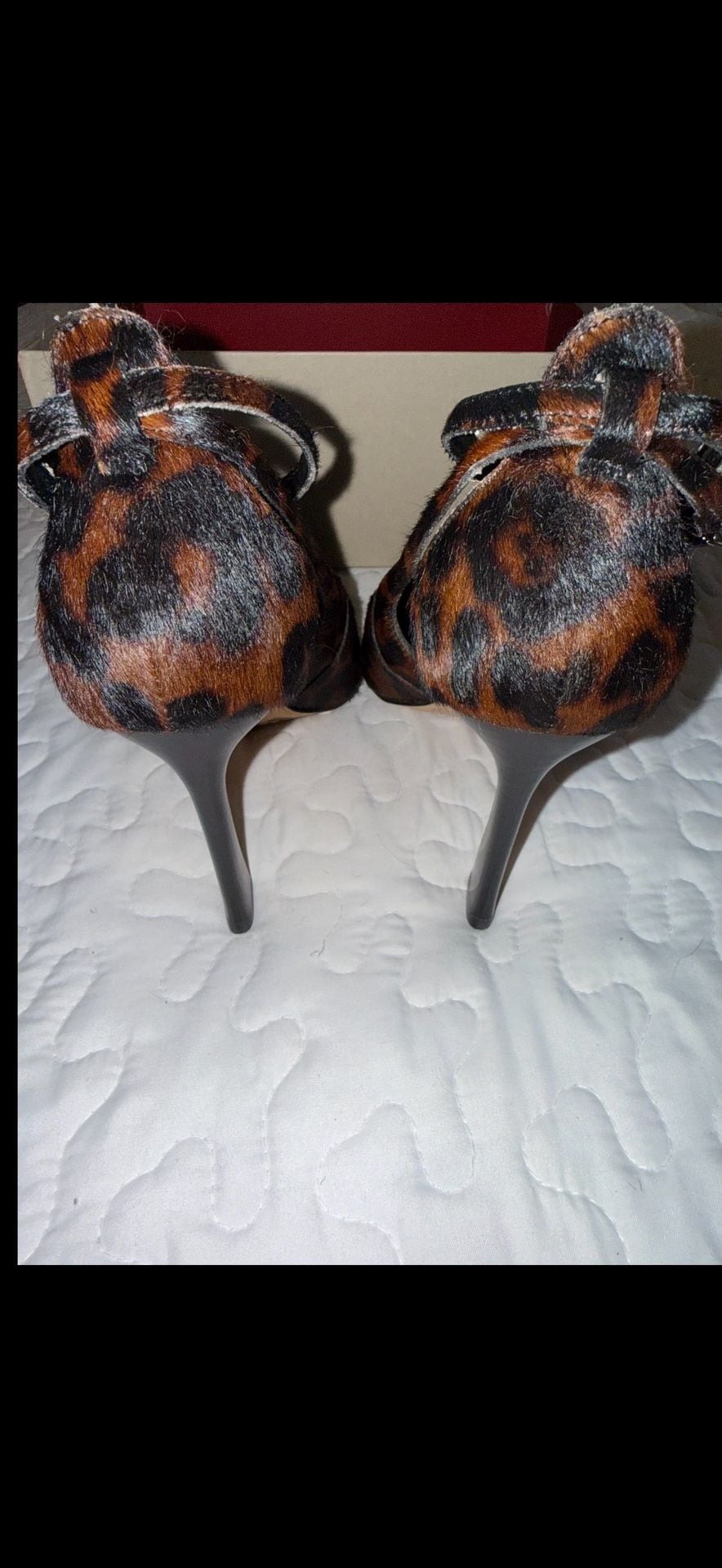 Vince Camuto Sachel3 Pumps Size 7 Leopard Calf Hair 5
