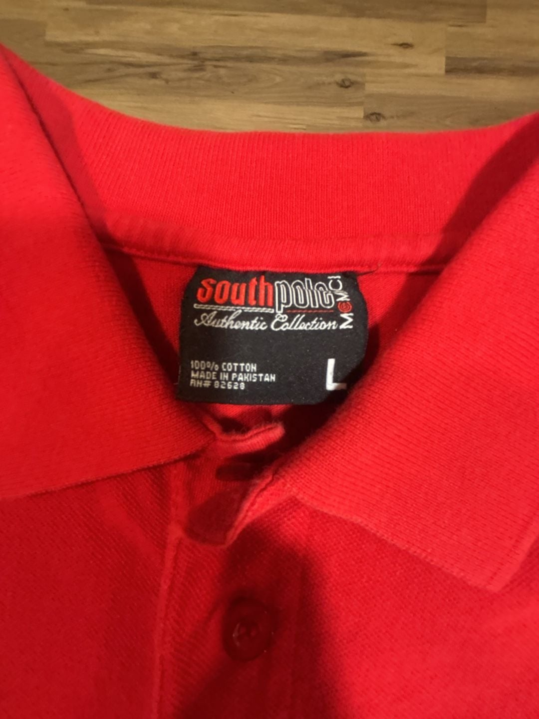 Southpole Authentic Collection Red Polo Shirt Size L 4
