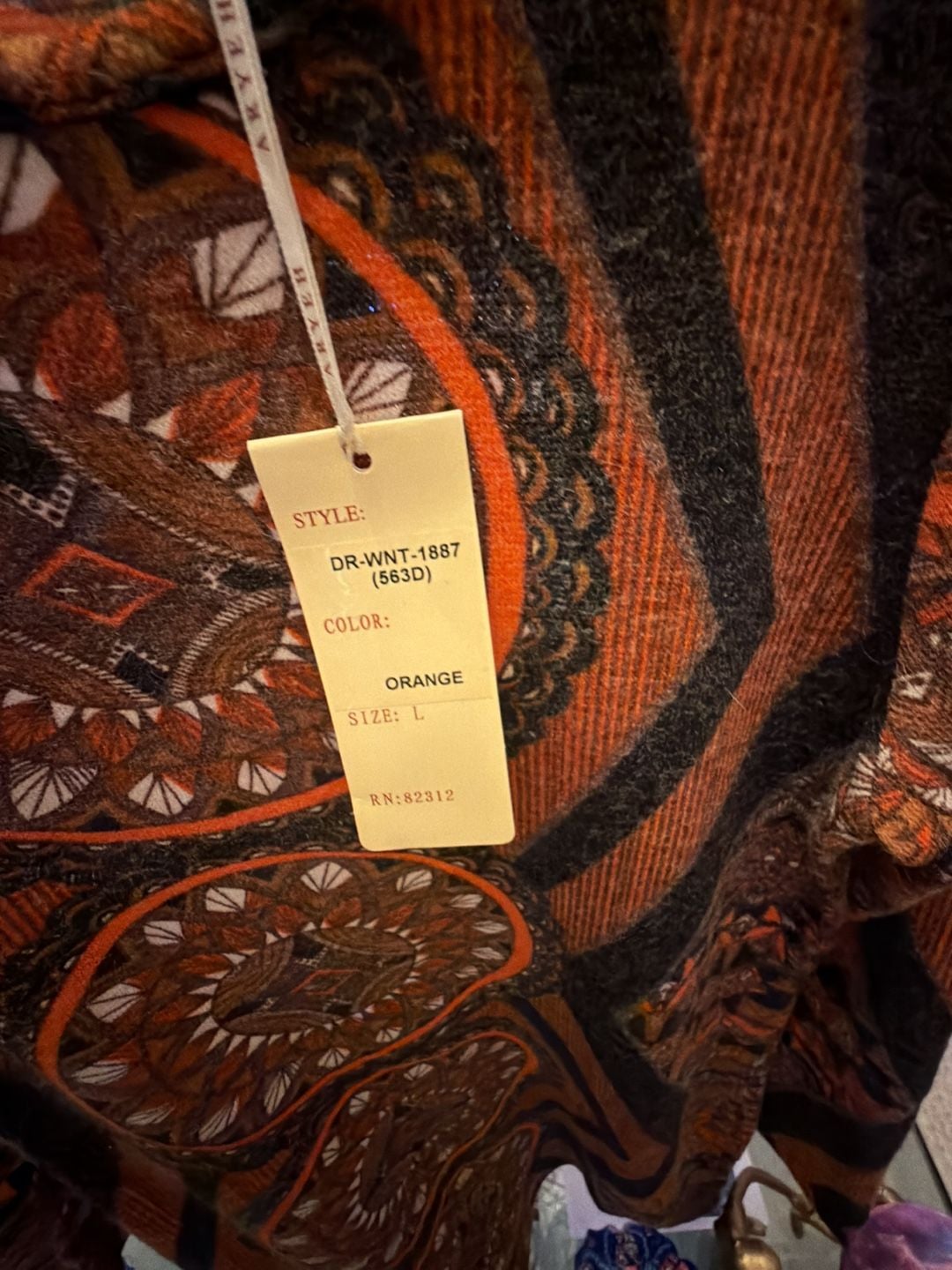 Aryeh Walk on Lake Mary Dress Size L Orange 5