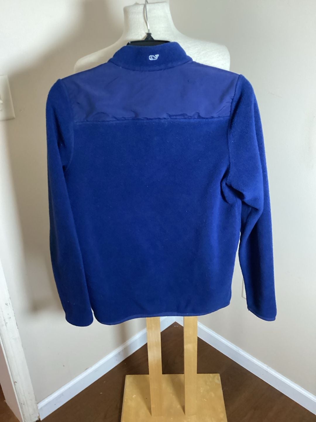 Vineyard Vines Kids Fleece Shep Shirt Size XL Blue 1/4 Snap Pullover 4
