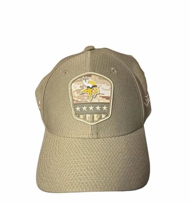 New Era Minnesota Vikings 2019 Salute to Service Flex Hat Size Small Medium 2