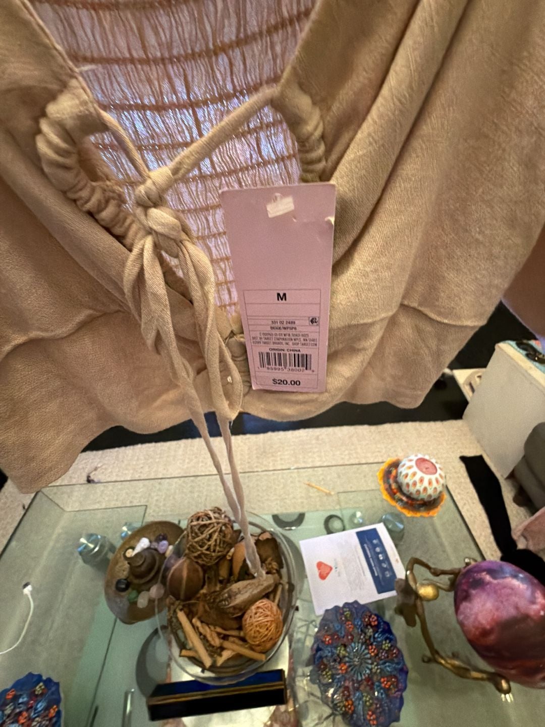 Wild Fable Beige Crop Top Size M 5