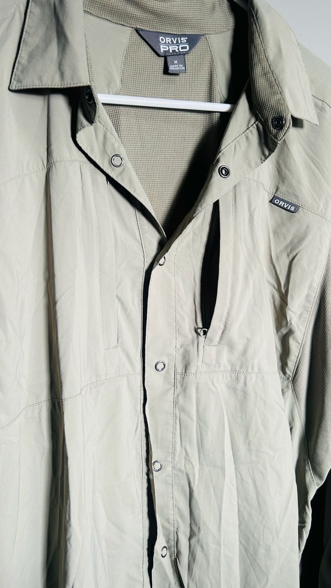 Orvis Pro Long Sleeve Shirt Size M. Pc 136 7