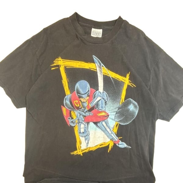 Nice Man The Tournament T-Shirt Size XL Black Graphic Tee 1994 Zubaz Ice Hockey