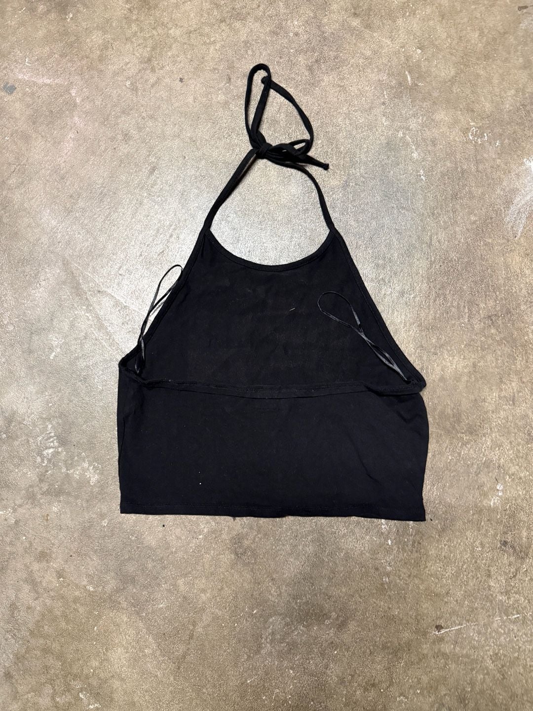 Supré Ramones Halter Top Size XL Black Punk Graphic Crop Tank 5